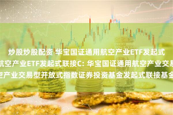 炒股炒股配资 华宝国证通用航空产业ETF发起式联接A,华宝国证通用航空产业ETF发起式联接C: 华宝国证通用航空产业交易型开放式指数证券投资基金发起式联接基金基金份额发售公告